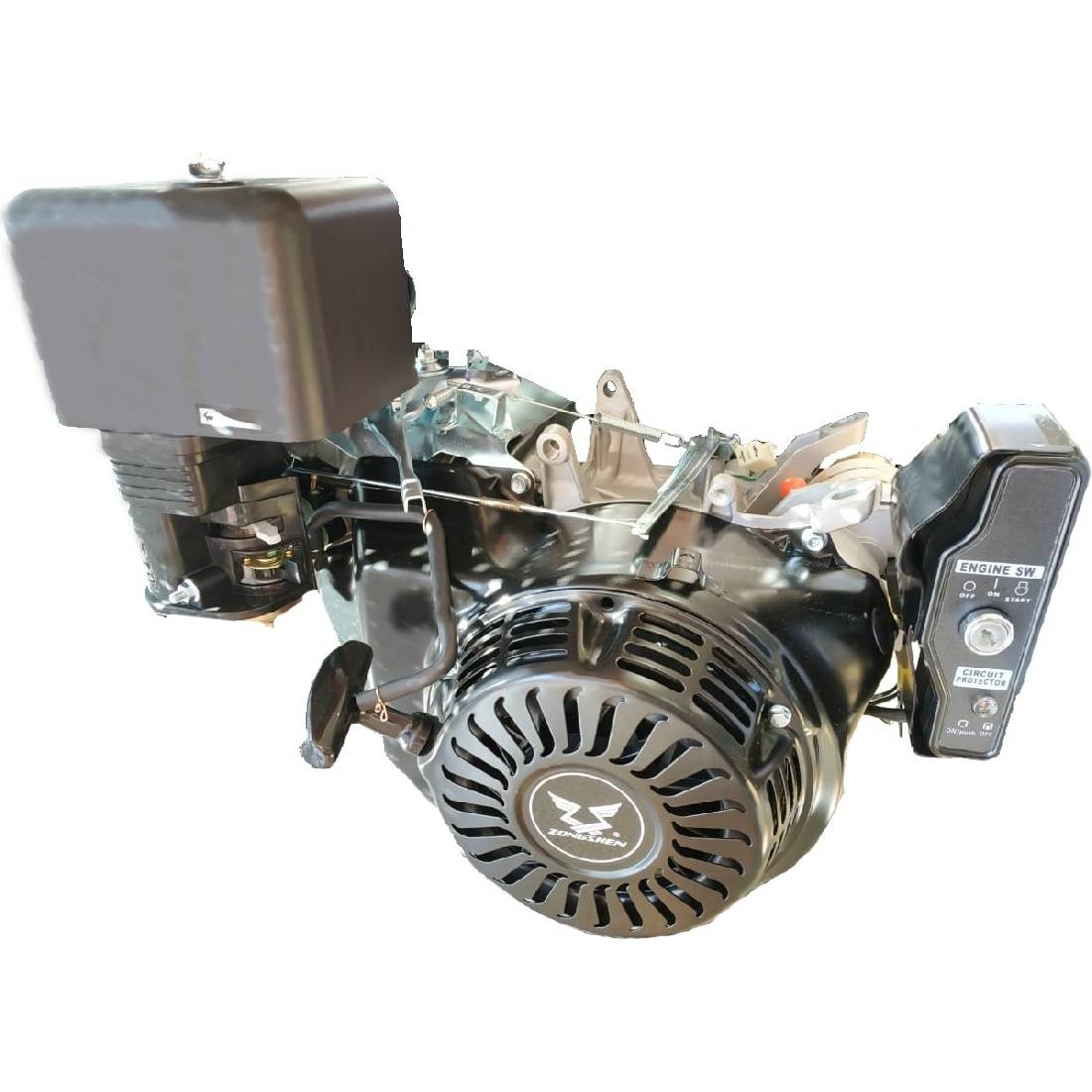 Двигатель бензиновый Zongshen ZS 190 FE (без бака) для минитракторов, строительной техники, самоходной техники, вездеходов